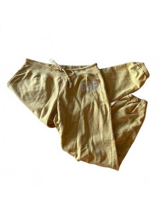 GAP Pants - Gap Logo Banana Yellow Sweatpants Joggers Sz S Cozy Fall Back to School Trendy